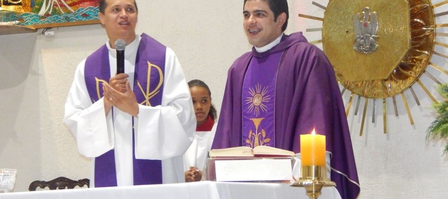 Primeira Missa de Pe. Ancelmo na Paróquia N. S. Aparecida