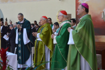 Cardeal Dom Lorenzo Baldisseri visita o Santuário Mãe de Deus para inauguração dos afrescos
