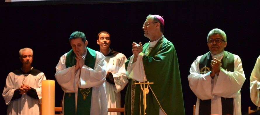 Início da Santa Missa de abertura da Olímpiada Católica