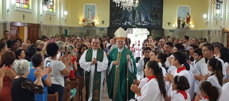 Paróquia Santo Antônio recebe seu novo pároco, Pe. Anselmo M. Limberger