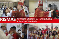 Paróquias dos Setores Varginha, Interlagos e Santa Catarina recebem Dom José para celebração do Crisma