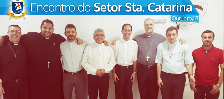 Encontro dos Padres do Setor Santa Catarina na Paróquia São Benedito