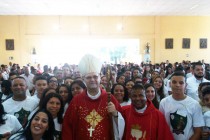 Bispo diocesano celebra o Crisma no setor Interlagos