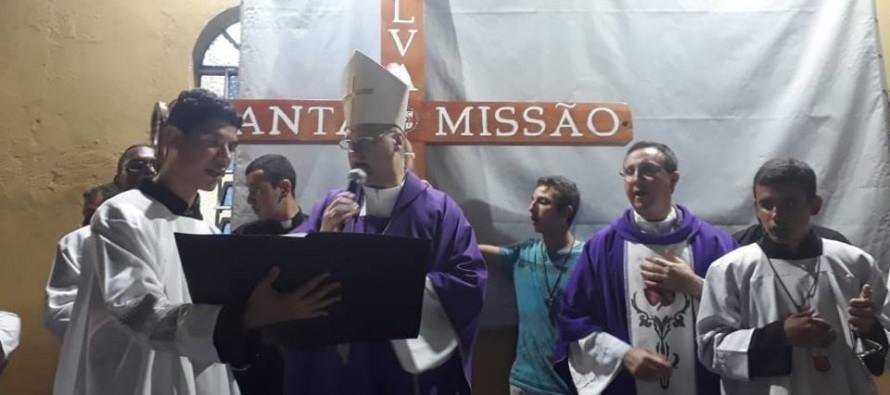 Dom José participa do encerramento das missões populares da Comunidade Santa Luzia