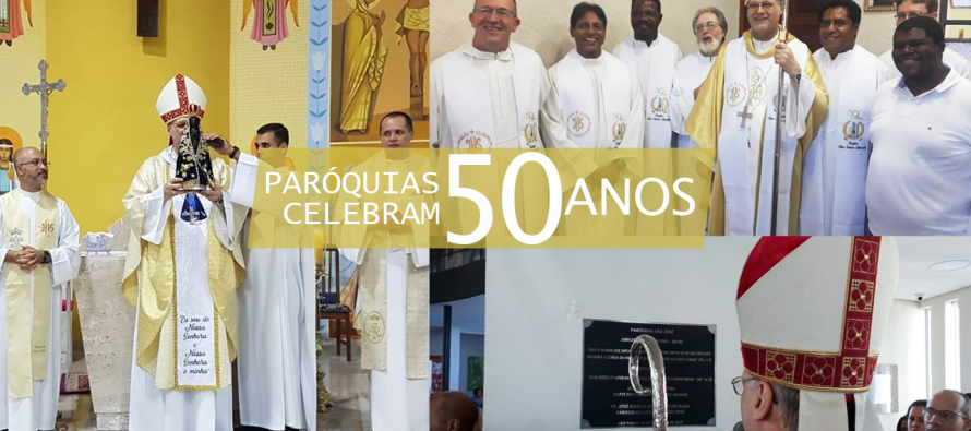 Paróquias celebram 50 anos de criação