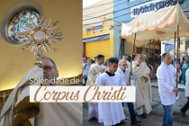 Bispo celebra a festa de Corpus Christi na Catedral de Santo Amaro