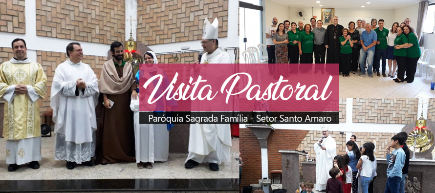 Visita Pastoral e Crismas na Paróquia Sagrada Família