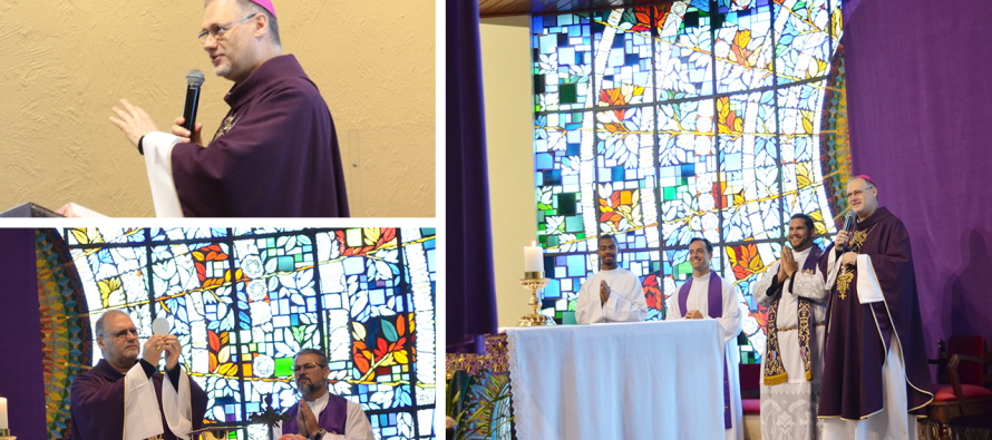 Dom José Negri celebra 14 anos de episcopado em missa na Paróquia N. Sra. do Perpétuo Socorro
