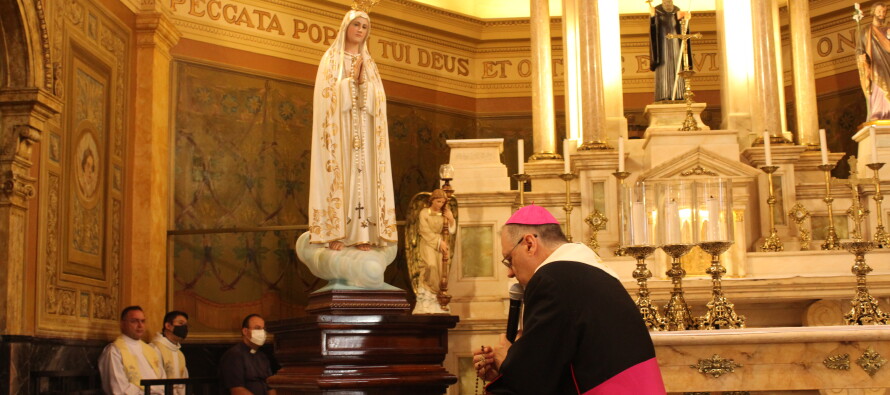 Dom José Negri, celebra Santa Missa de consagração da Rússia e Ucrânia ao Imaculado Coração de Maria