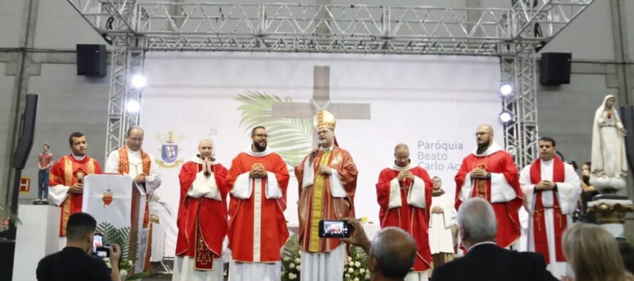 Santa Missa de Posse Canônica do Pe. Frei Diego, CMES na Paróquia Universitária Beato Carlo Acutis