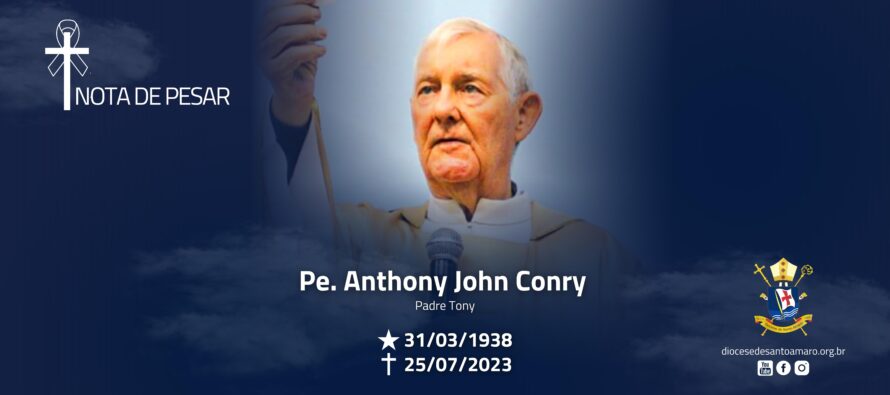 Nota de Pesar | Pe. Anthony John Conry, MS (Pe. Tony)